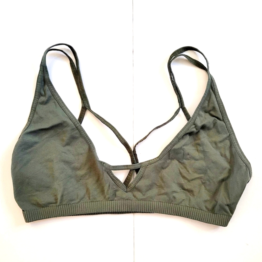 FP Olive Green Women's Bralette